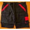 MAX pracovní šortky výprodej (Velikost 60, Barva černá-červená)