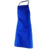 Keprová zástěra s laclem, modrá
