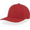 Recyklovaná 5panel kšiltovka červená