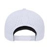 5panelová snapback kšiltovka s perforací YP Classics bílá zadní pohled