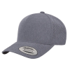 5panelová snapback kšiltovka s perforací YP Classics šedý melír