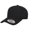 5panelová snapback kšiltovka s perforací YP Classics černá