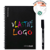 Nekonečná kniha INFINITEBOOK LINED A5 s potiskem (Barva černá)
