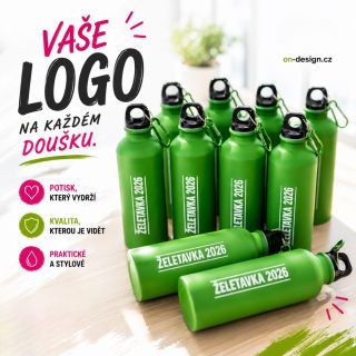 Reklamní láhve s vlastním potiskem? Jasně! Tentokrát jsme připravili zakázku pro ŽELETAVKU 2026 – odolné hliníkové láhve s...