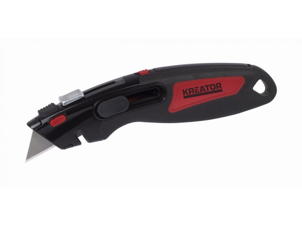 HD automaticky zatahovací pracovní nůž 2v1 KREATOR KRT000308