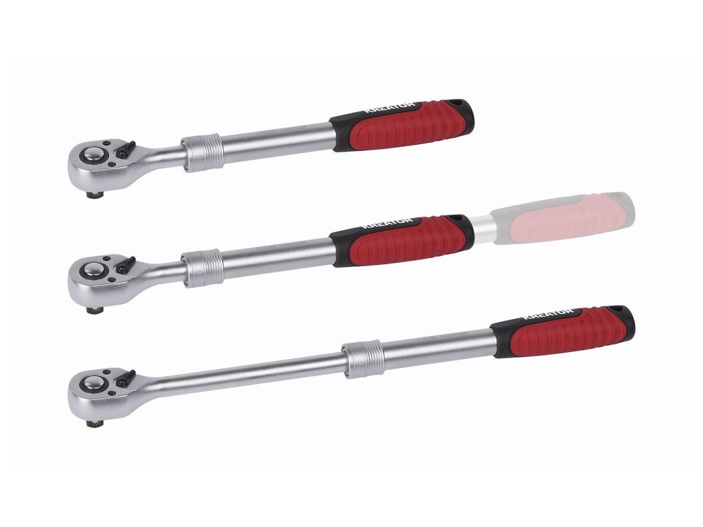 1/2" Teleskopická ráčna 72T KREATOR KRT503007