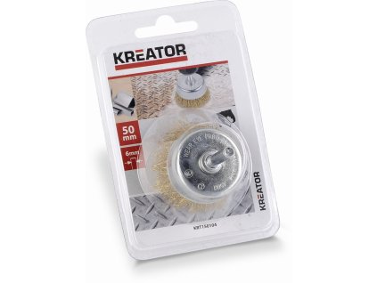 Brusný měděný kartáč 50mm KREATOR KRT150104