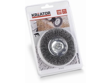 Brusný ocelový kartáč 100mm KREATOR KRT150109