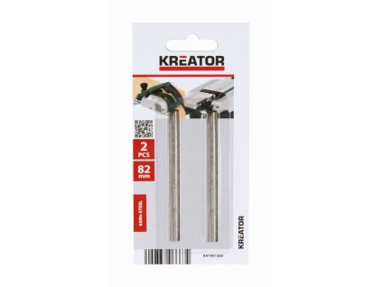 2 ks náhradních nožů pro hoblíky 82mm KREATOR KRT991000