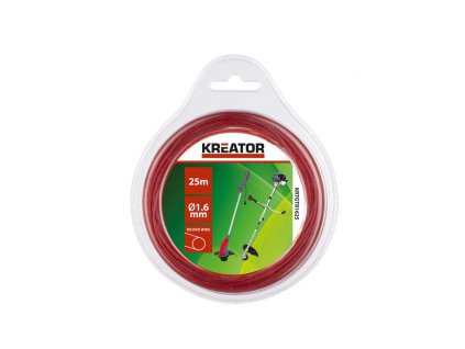 Struna kulatá 1,6 mm x 25 m KREATOR KRTGTR1625