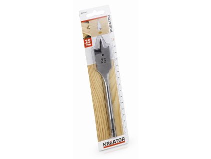 Plochý vrták do dřeva 25 x 152 mm KREATOR KRT010811