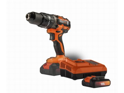 Aku šroubovák / vrtačka s příklepem 20V SET bezuhlíková POWERPLUS POWDP15220SET