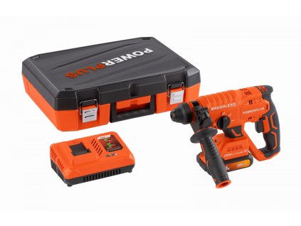 Aku kombinované kladivo 20V bezuhlíkové SET POWERPLUS POWDP15640