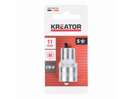 Nástrčná hlavice (ořech) 11mm 1/2" KREATOR KRTH30702