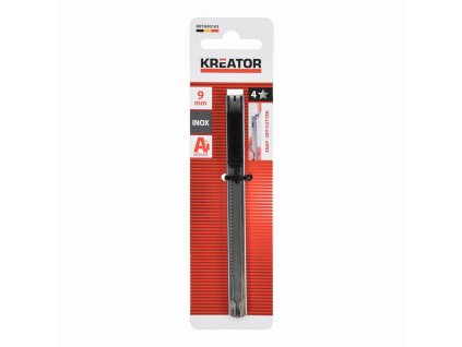 Odlamovací nůž 9 mm nerez KREATOR KRTH00103