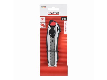 Hliníkový odlamovací nůž 18 mm KREATOR KRTH00204