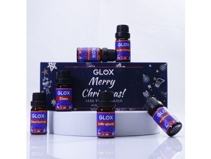Sada 6ks Vánočních aroma olejů GLOX GLOXAO2