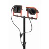 Aku LED svítilna na stativu 2x20V  plus  220V 2x20W (bez AKU) POWERPLUS POWDP8035
