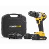 Aku šroubovák / vrtačka s příklepem bezuhlíková 20V 2BAT POWERPLUS POWX00512