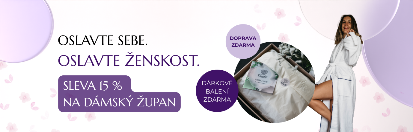 15% sleva na dámský župan