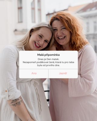 Malá připomínka 🩷 Dnes je Den matek. Nezapomeň poděkovat ženě, která tu pro tebe byla od prvního dne. A možná nezapomeň...