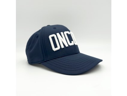 shop oncore golf text varsity block blue hat 2