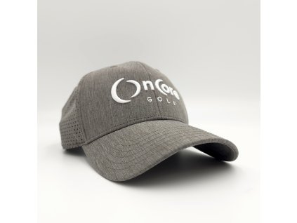 shop oncore golf logo grey mesh golf hat 3