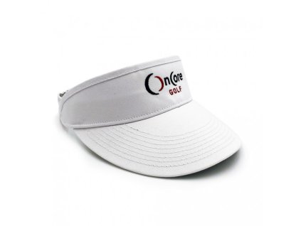 OnCore - golfový kšilt bílý