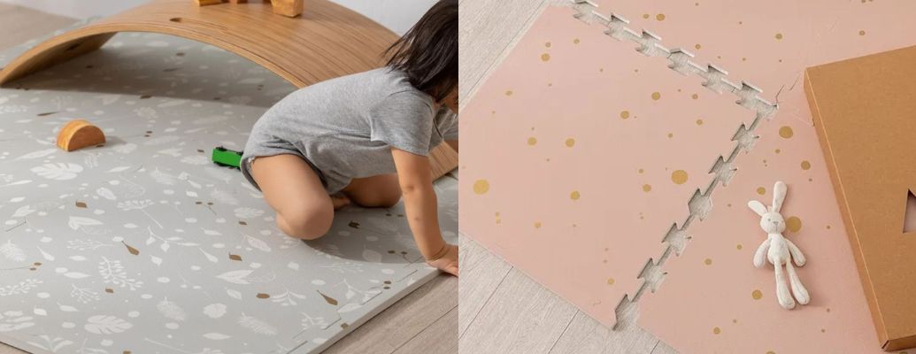 NIDO NIDO: Nové pěnové puzzle podložky pro bezpečné hraní a moderní interiér