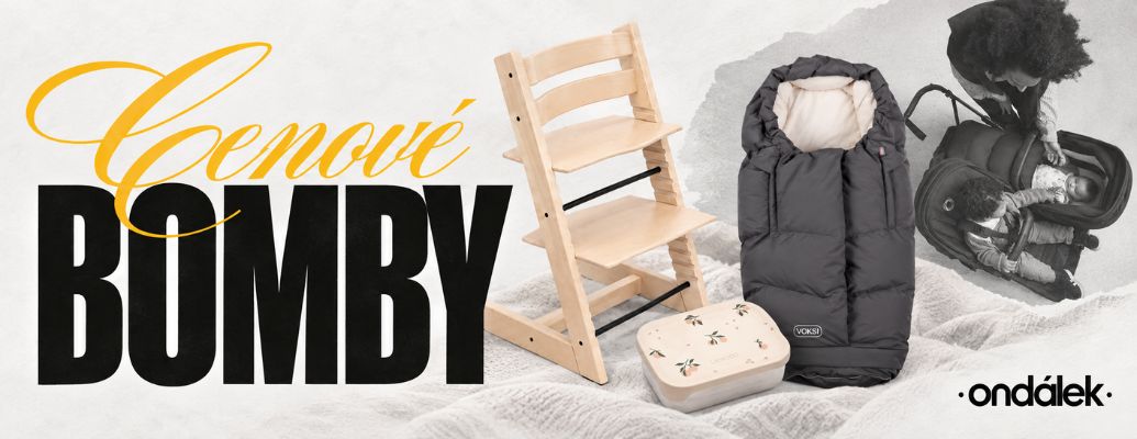 Cenové bomby u Ondálka: slevy až 60 % na dětskou výbavu