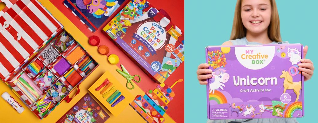 My Creative Box: kreativní sady a hry, se kterými děti objevují svět po svém