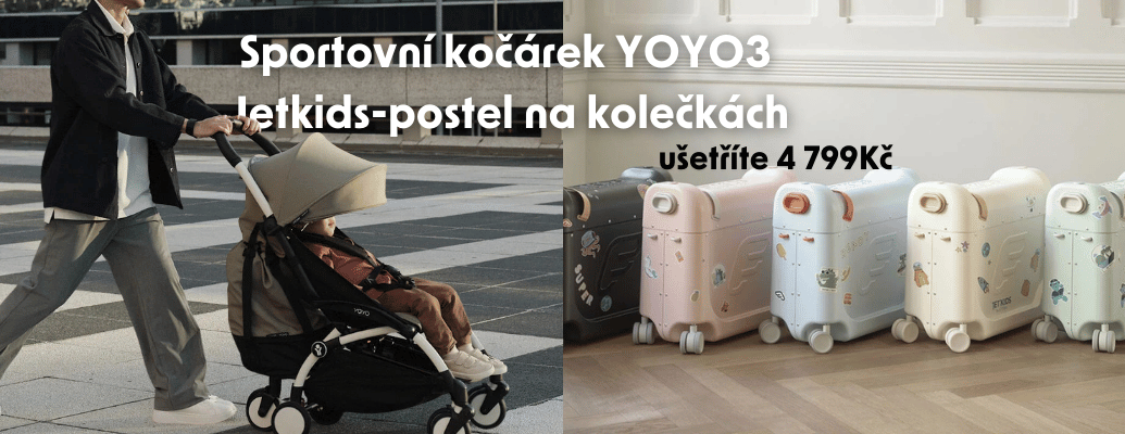 Zvýhodněný cestovní set YOYO3 + BedBox: Ideální společník pro moderní maminky