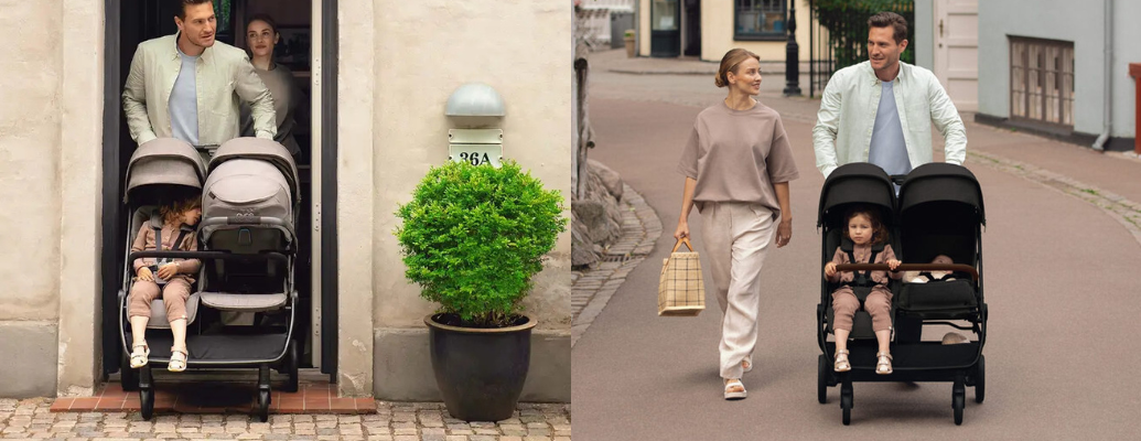 Objevte dokonalý kočárek pro dvě děti: Nuna TRVL dubl caviar – styl, komfort a praktická funkčnost v jednom