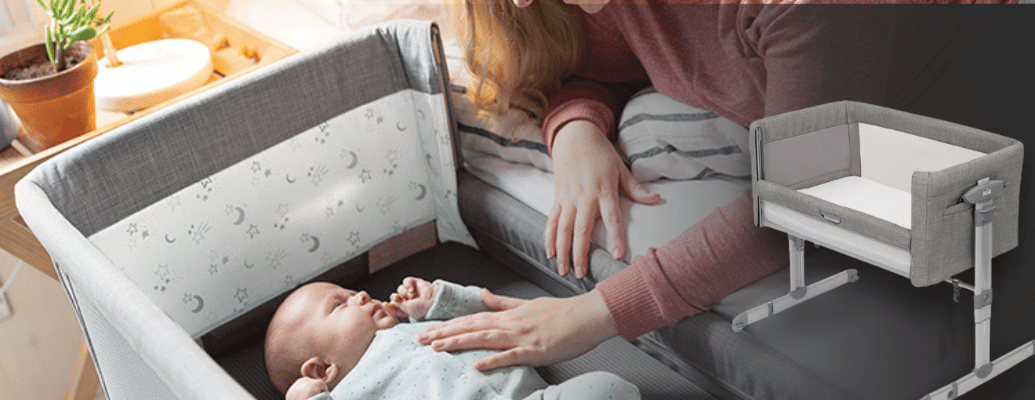 Joie Roomie Glide Foggy Gray – ideální přístavná postýlka pro klidné noci