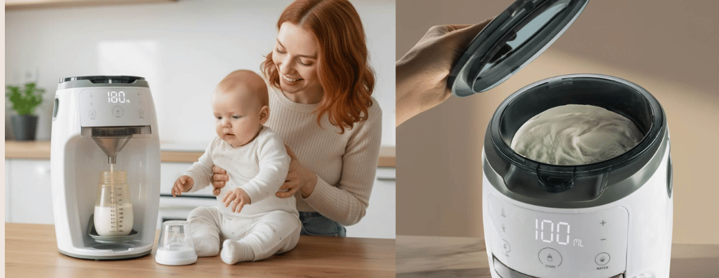 Zopa Babyccino: Přístroj na přípravu kojeneckého mléka, který změní vaše noci