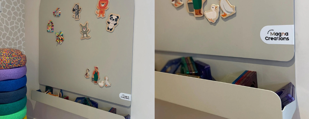 Magnetická tabule Magna Creations Bow: kreativní srdce dětského pokoje