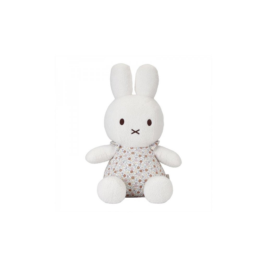LITTLE DUTCH Králíček Miffy textilní Vintage Kytičky 60 cm