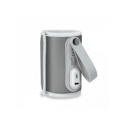 LIONELO Ohřívačka lahví na cesty Therm up GO Grey Silver