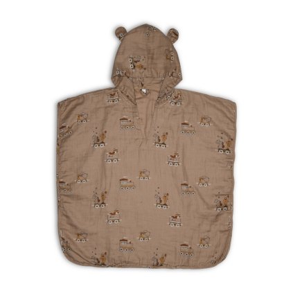 NUUROO Flor Mušelínové Pončo Carnival Train