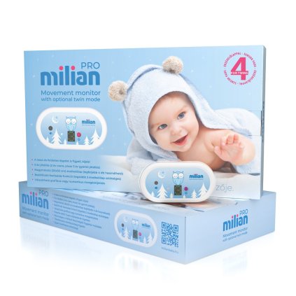 MILIAN PRO 4 TWINS monitor dechu se čtyřmi sensorovými podložkami