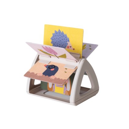 TAF TOYS Otočná knížka Zahrada