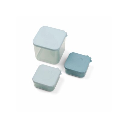 DONE BY DEER Potravinové boxy Elphee vel. M 3ks modré