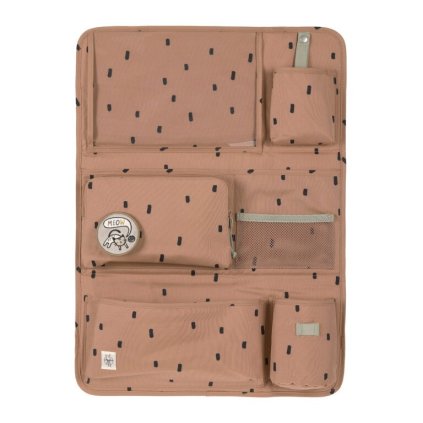 LÄSSIG Car Wrap-to-Go Happy Prints Caramel