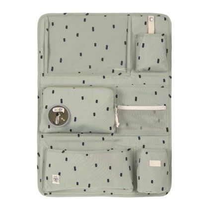 LÄSSIG Organizér do auta Wrap-to-Go Happy Prints Light Olive
