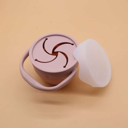 MARTONS Silikonový pohárek na občerstvení Rose Pink