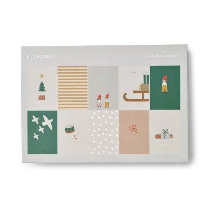 LIEWOOD Bryce Sada pohlednic Holiday Sandy Mix