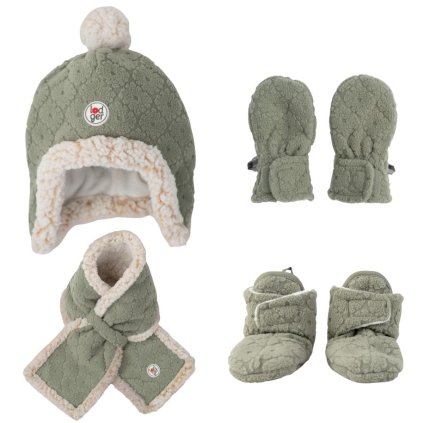 LODGER Zimní set Folklore Fleece Elm 3 - 6 měsíců