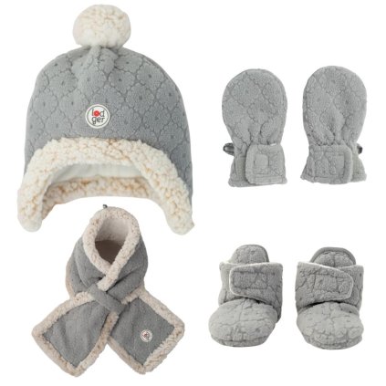 LODGER Zimní set Folklore Fleece Drizzle 12 - 18 měsíců