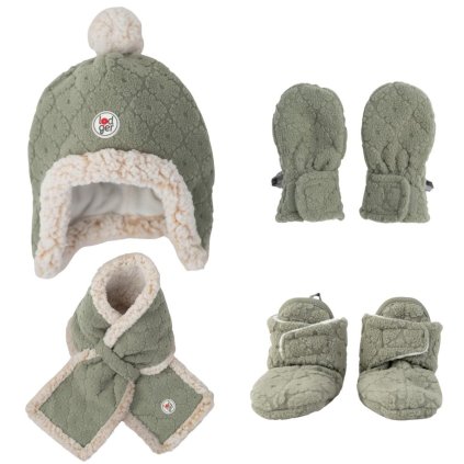 LODGER Zimní set Folklore Fleece Elm 12 - 18 měsíců