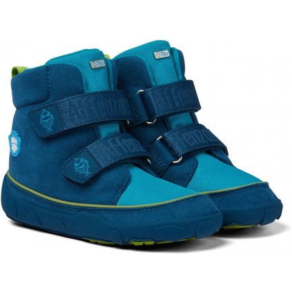 AFFENZAHN Dětské barefoot boty Comfy Jump Midboot - Vegan - Shark